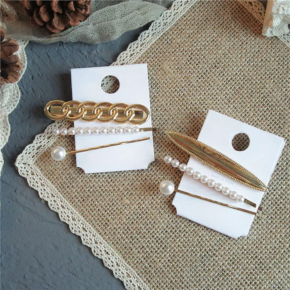 

1 Set Fashion Women Metal Hair Clip Barrette Hairpin Headdress Hair Accessories Beauty Styling Tools New Arrival