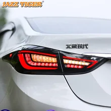 Car Styling for Hyundai Elantra Tail Lights 2011-2015 LED Tail Lamp LED Rear Lamp DRL Signal Brake Reverse auto Accessories car styling tail lights for suzuki swift 2005 2014 led tail lamp rear trunk lamp cover drl signal brake reverse