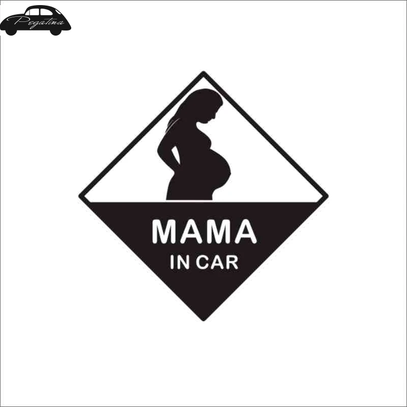 Pegatina Pregnant On Board Sticker Die Cut Mom InCar Decal Self Adhesive Vinyl baby safety