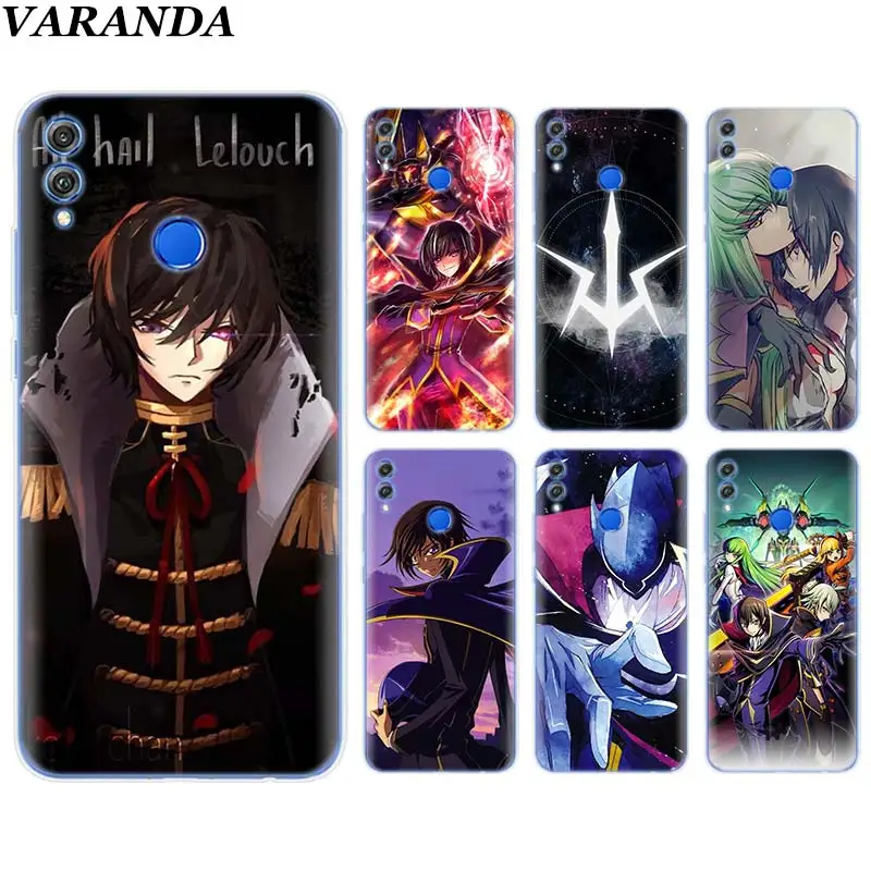 

Code Geass Anime Silicone Soft Case for Huawei Honor 8X 8C 8S 8A 9 10 Lite 20i View 20 Y6 Y7 Y9 2019 Case Coque