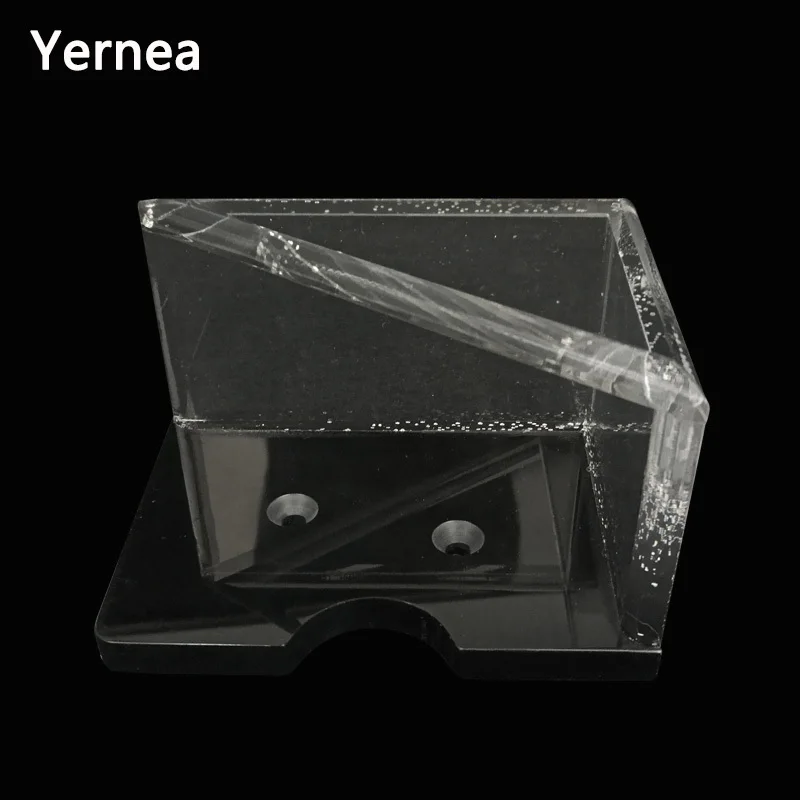 Yernea High-quality Poker Discard The Device Poker Recycling Shelves Card Recycler Acrylic Acrylic Transparent Crystal can be customized logo a5 acrylic display card advertising price list bid wine menu double sided transparent platform brand