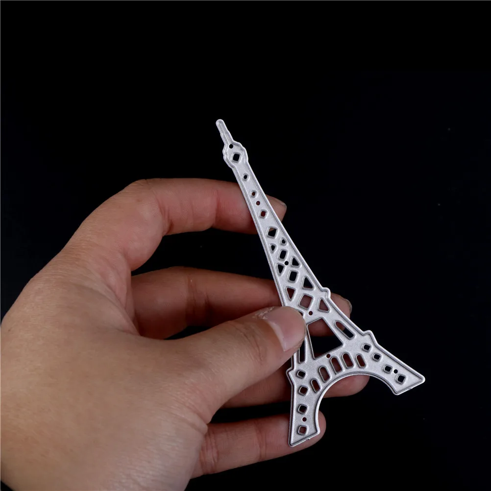 

DIY Paper Cards DIY Scrapbooking Decor Paris The Tower Metal Crafts Cutting Dies Stencils Photo Album Embossing Craft 10cm*4.6cm