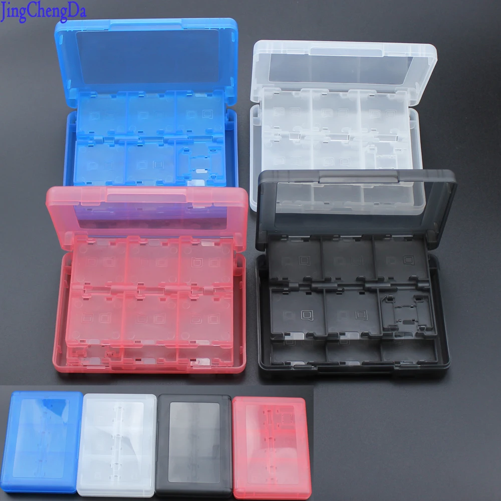 

28 in 1 Video Game SD Card Memory Card Plastic Storage Box Case for Nintend New 2DS LL/XL, 3DS/3DS LL/XL, New 3DS/New 3DS LL/XL