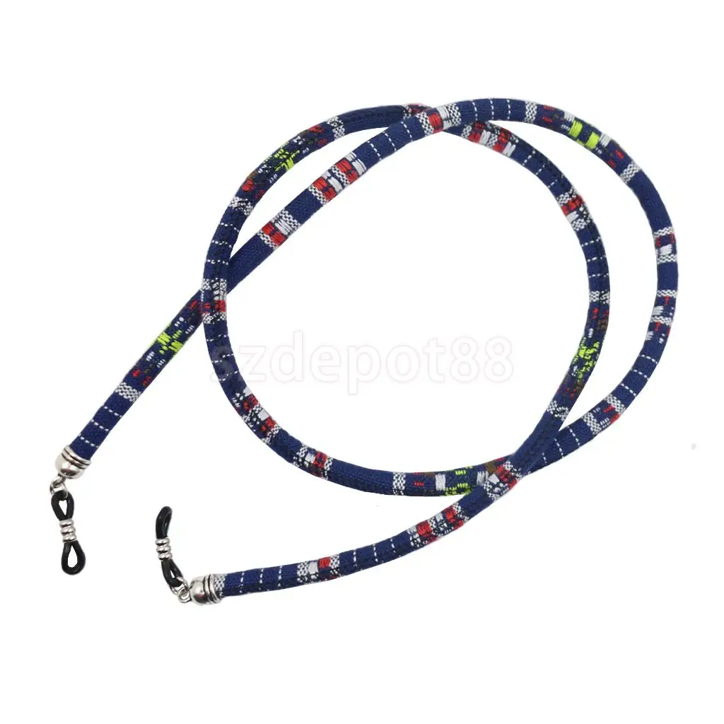 4pcs Bohemian Style 6mm Round Rope Eyeglasses Sunglasses Holder Cord Strap Lanyard	