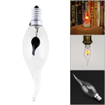 

1W 220V C35 Edison E14 Vintage Energy Saving Decorative Light Bulb Tungsten Filament for Christmas Holiday Interior Decoration