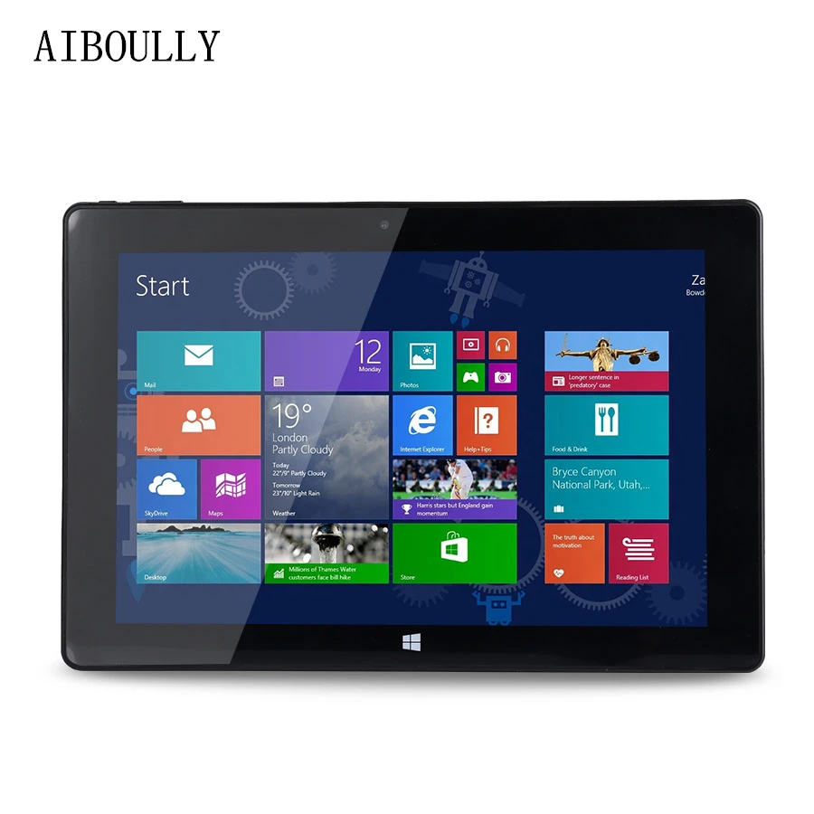 AIBOULLY 2018 Windows Tablets 10.1 inch Dual Win10 & Android 5.1 Tablet PC Cherry Trail Z8350 4G RA