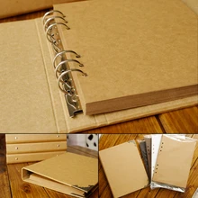 Free DIY Accessory Pack Blank Cover Loose-Leaf Craft Paper Album Handmade Photo Fotoalbum Scrapbooking Wedding Albums