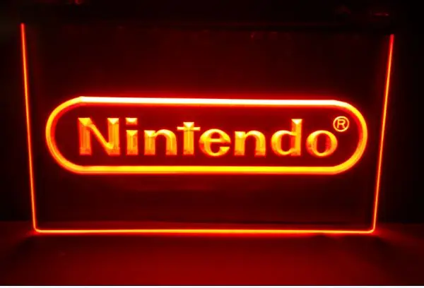 

Nintendo Game beer bar pub club 3d signs led neon light sign vintage home decor crafts