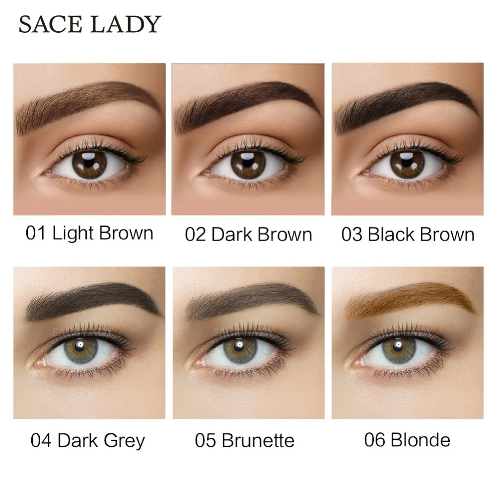 Sace Lady Lasting Henna Eyebrow Gel Waterproof Tint Makeup Brush Set Brown Enhancer Eye Brow Dye Cream Make Up Paint Cosmetic Sace Lady Lasting Henna Eyebrow Gel Waterproof Tint Makeup Brush Set Brown Enhancer Eye Brow Dye Cream Make Up Paint Cosmetic