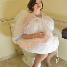 Тюлевая Нижняя юбка, юбка-комбинация для свадебного платья, юбка-американка для подружки, спасите вас от туалета, защищают от воды, туалет, безопасный, Jupon