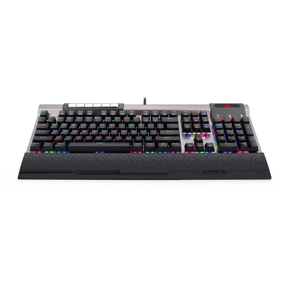 Redragon K563 SURYA 109Key RGB Механическая с подсветкой игровой KeybKoard с синими механическими переключателями авиационного класса