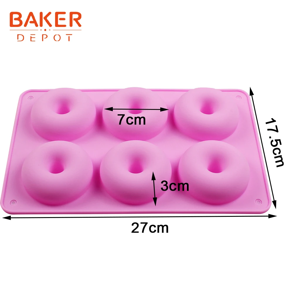 BAKER DEPOT силиконовые формы для торта десертные хлеба пончики выпечки тортов