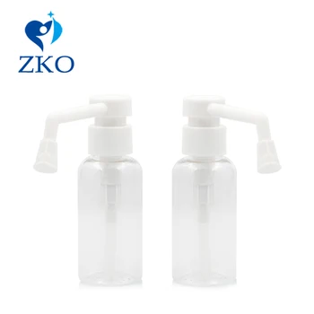 

1pcs 80ml Plastic spary bottle long nozzle spray pump Free Shipping refillable bottle empty cosmetic containers pump bottle