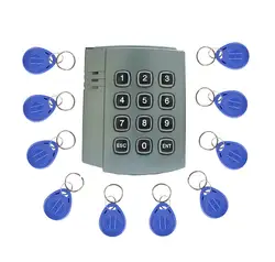 125 кГц RFID ID Card Reader пароль дверной контроллер доступа Системы комплект + 10 Бесплатный ID брелоков Brand новинка 2501 г