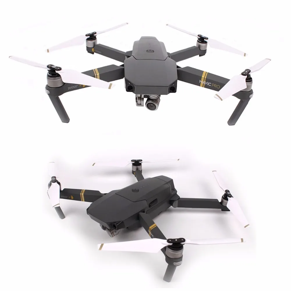 2 пары 8330F пропеллеры Quick-release Складная бутафория для DJI Mavic Pro-белый