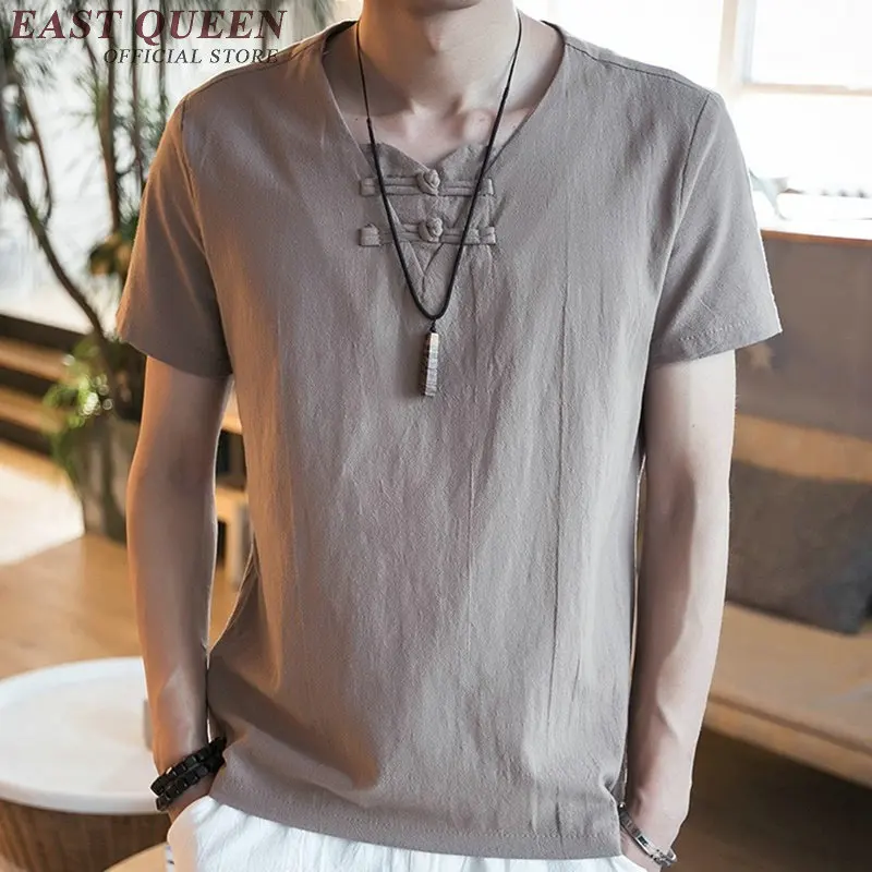 Traditional chinese clothing for font b men b font linen white font b shirts b font