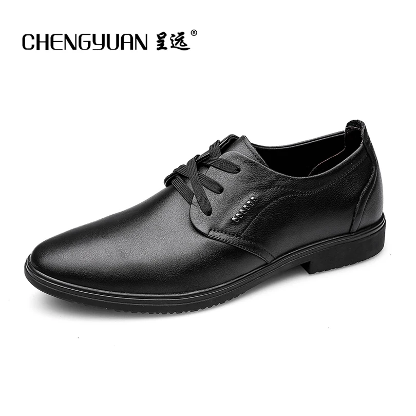font b Mens b font classic leather font b shoes b font simple comfortable flat