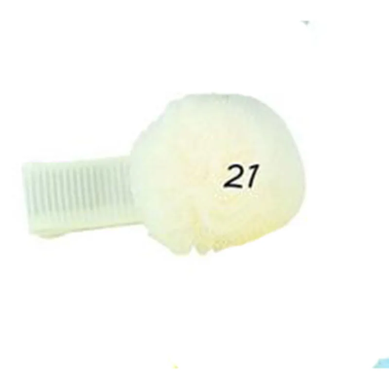UNTAMED мини-сеть пряжа мяч маленькие заколки для волос Детские заколки аксессуары для волос подарки для детей девочки заколки для волос головной убор - Цвет: 21 Ivory