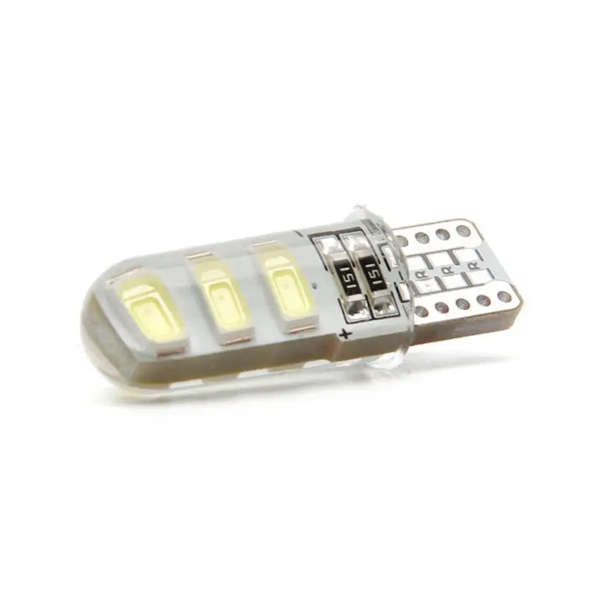 2 шт. T10 W5W водонепроницаемый 5730 6 SMD клиновой номерной знак боковой указатель