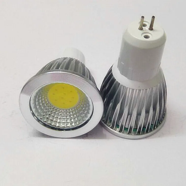 밝기 조절 가능한 고출력 5W GU10 E27 MR16 E14 COB LED 램프 조명 led 스포트라이트, 화이트/웜 화이트 led 조명, 무료 배송