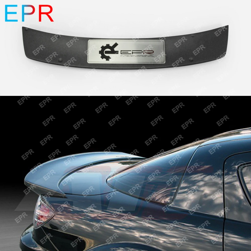 For Mazda Rx8 Se3p Rb Style Glass Fiber Rear Duckbill Spoiler Body Kit Auto Tuning Part For Rx8