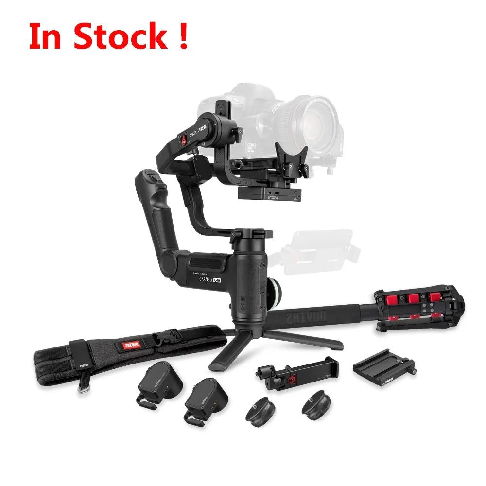 Zhiyun Crane 3 LAB осевой ручной карданный Стабилизатор камеры для sony Canon Panasonic Nikon DSLR ViaTouch