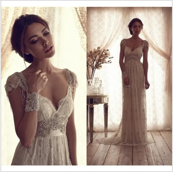 anna campbell vintage wedding dress