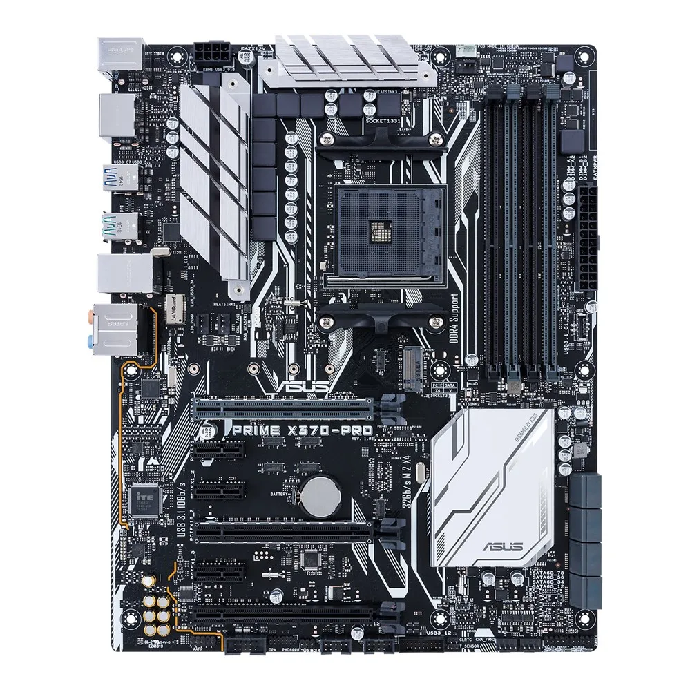 

ASUS PRIME X370-PRO, DDR4-SDRAM, DIMM, 2133,2400,2666,2933,3200 MHz, Dual, 64 GB, AMD