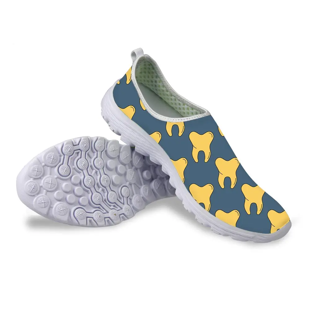 

teeth dentistry dentist cartoon cute pattern women men shoes running women tennis sport shoes ladies shoe children shoe - AA