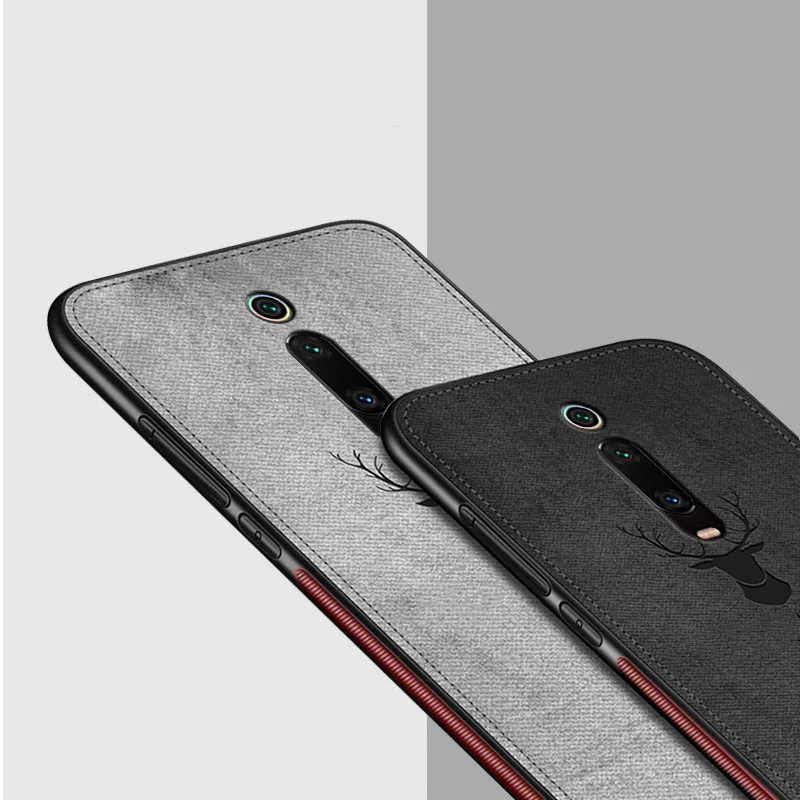 Тканевый чехол для Xiaomi Mi 9T Pro Redmi K20 Note 8 7 6 5 6A 7A 8T 9S 9 Max мягкий ТПУ тканевый