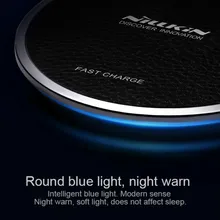 NILLKIN быстрое зарядное устройство для samsung s8 S8+ Быстрая Зарядка QI Беспроводной зарядного устройства для Galaxy S7/S7Edge/Note 5/Note 8 Беспроводной зарядного устройства