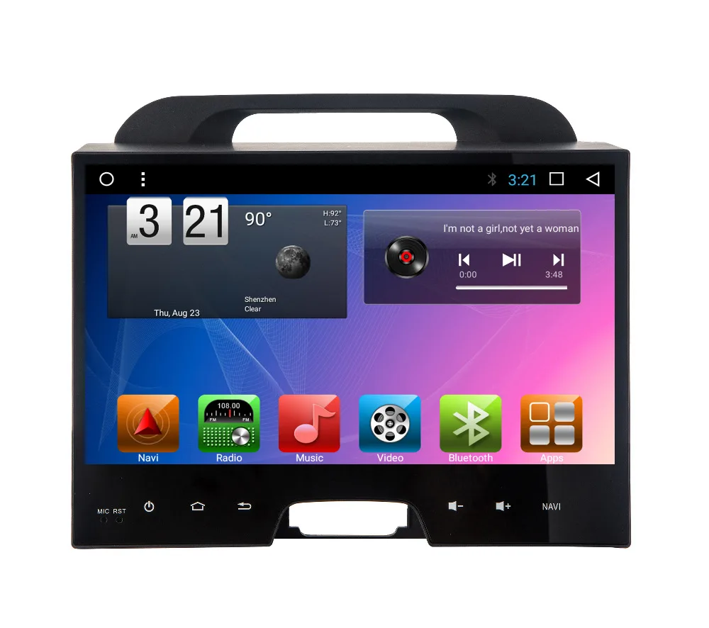 Best Nedehe 10.1 inch Android 8.1 car radio dvd player for KIA Sportage 2011 2012 2013 2014 2015 car stereo head unit gps navigation 9