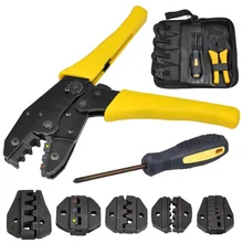 Ручной инструмент храповик кабель плоскогубцы комплект терминал обжимной инструмент наборы диапазон 0,5-35мм2 LXK-30JN
