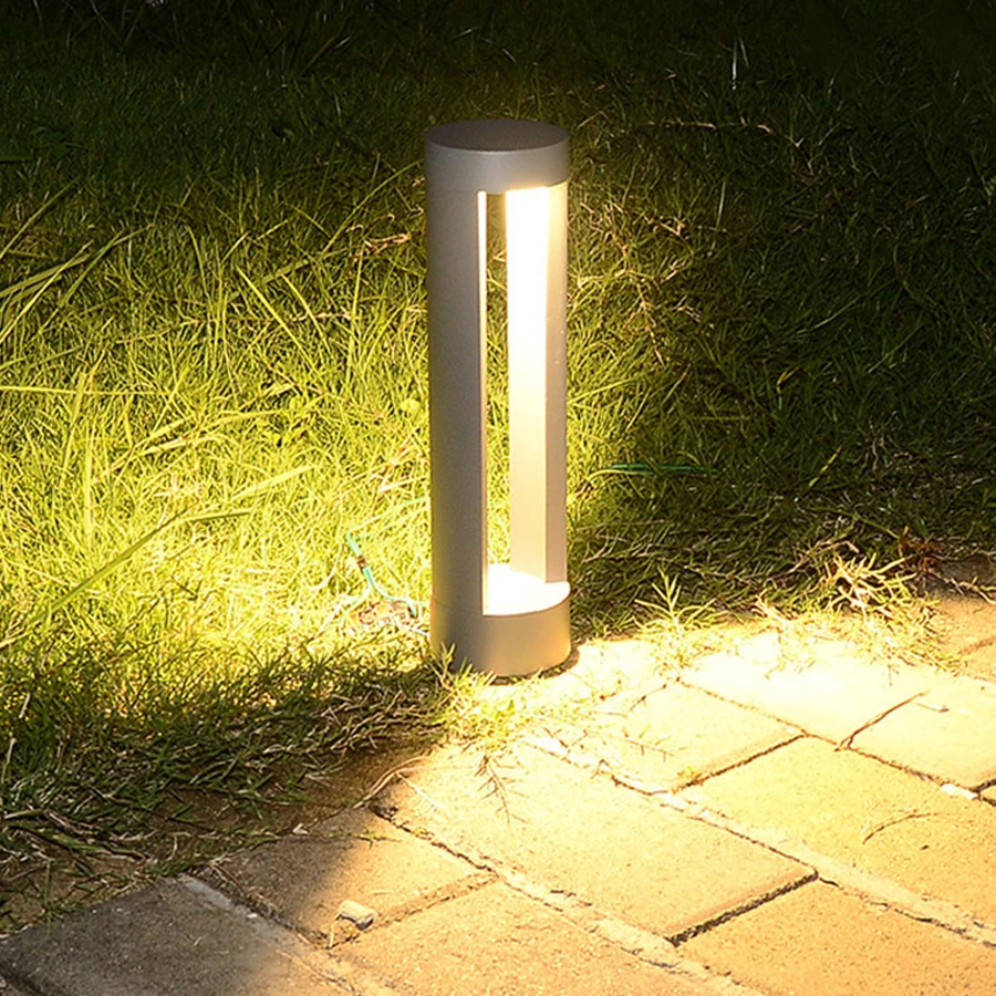 

Thrisdar 60CM Outdoor Stand Pole Column Lawn Light Waterproof Garden Pillar Lawn Lamp Courtyard Pathway Post Bollards Light