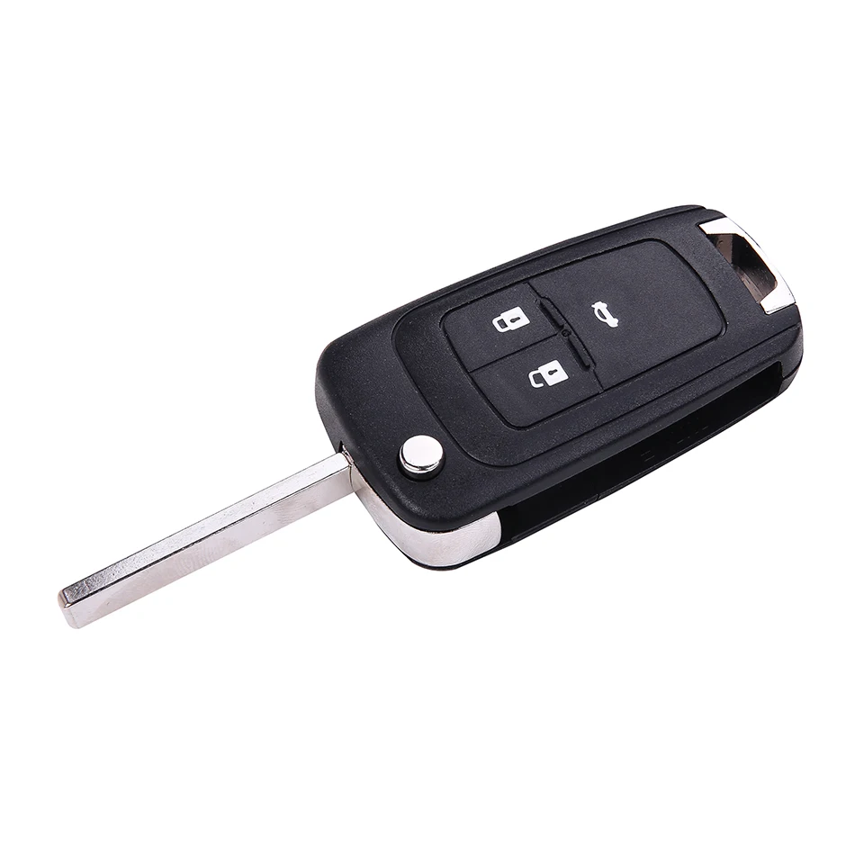 Djbfandea 2/3/4/5 пуговицы автомобиль флип ключей для Chevrolet Cruze Malibu Aveo Spark Sonic зубная щётка вольт 2010 2011 2012 2013 с эмблемой