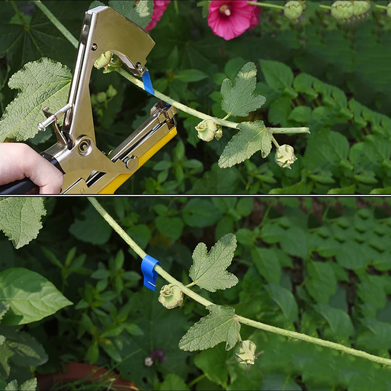 

Garden Tool Flower Plant Vine Branch Tying Hand Tool Tie Stapler Plant Fruit Vegetable Nursery Greatly Improve Work Efficiency