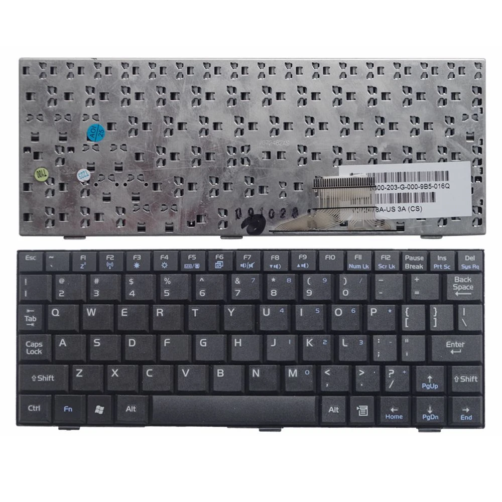  GZEELE  US keyboard for ASUS EPC EeePC 700 700HA 701 701SD 900 900HD 900A 702 2G 4G 8G 8.9inch Repl
