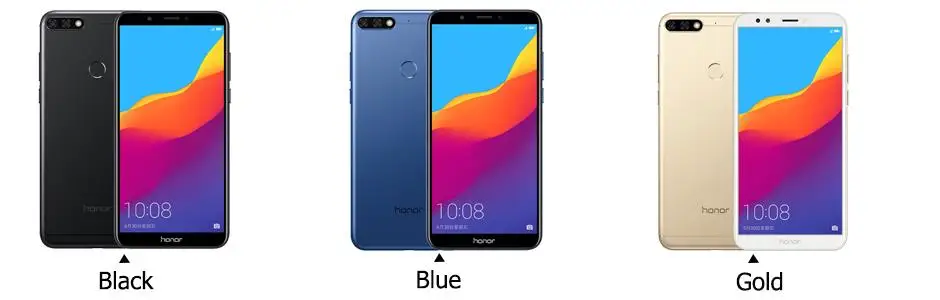 Huawe Honor 7C 4 Гб 64 Гб 5,99 дюймов Snapdragon 450 Восьмиядерный фронтальный 8.0MP двойная задняя камера 3000 мАч отпечаток пальца