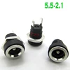 3A 12V For DC Power Supply Jack Socket Female Panel Mount Connector 5.5mm 2.1/2.5mm Plug Adapter 2 Pins 5.5*2.1 5.5X2.5 3.5-1.3 ► Photo 3/5