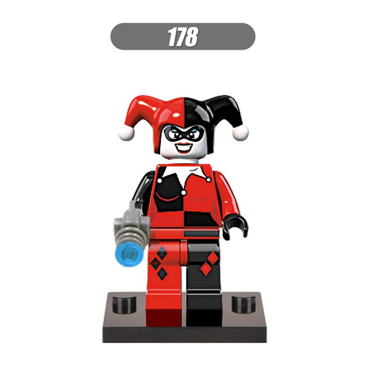 Harley Quinn Minifigure Building Blocks Suicide Squad Robbie Joker Batman DC