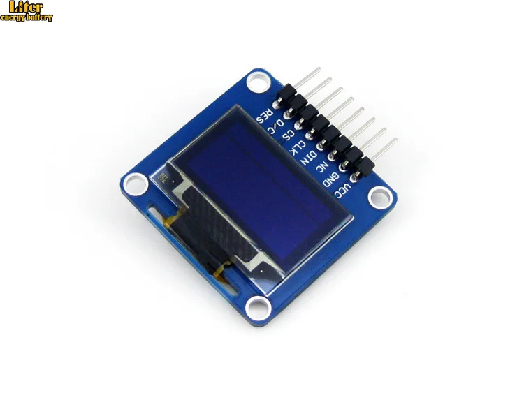 10 шт./лот 0,96 дюймов OLED(A) дисплей 128*64 пикселей I2C IIC SPI изогнутый/горизонтальный Pinheader SSD1306 контроллер