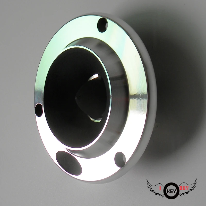 

I Key Buy 12V 120W HiFi Car Speaker Super Dome Theater Karaok Acoustic Pitch Loudspeaker Tweeter Box Car-Styling Aluminium