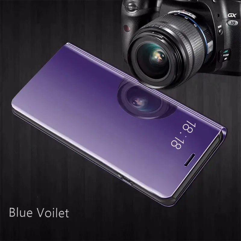 Прозрачный зеркальный чехол для телефона Xiaomi MI Redmi Note 5 Pro 4 4x5 Plus с откидной крышкой