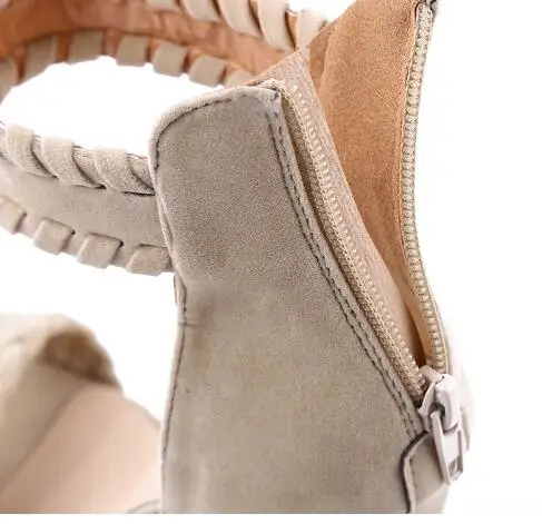 2018 New Sexy Women Pumps Fashion Sandals Summer Shoes High Heel 16cm Peep Toe Sandals Braided Foot Ring Ankle Strap Sandals