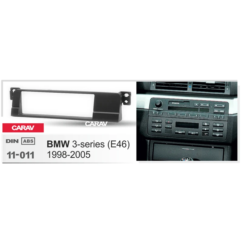 Двойная Din радиосвязь для BMW 3-Series E46 стерео аудио панель монтаж комплект приборной