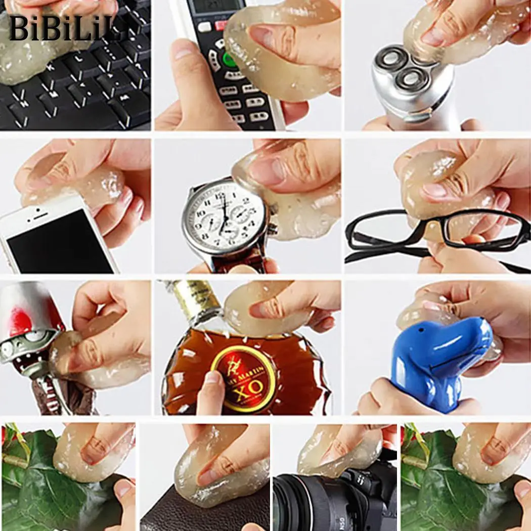 Kopen 2018 1 set Toetsenbord Gel Auto Schoon Lijm Cleaner Dust Kiem Schoon Cyber Stopverf Bureau Computer Laptop Telefoon Auto Interieur accessoires