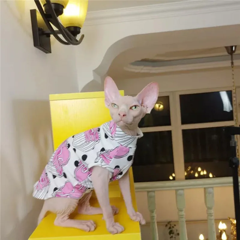 Сфинкс одежда hairless cat Одежда Новая посылка ручная работа популярный логотип для
