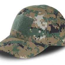 Тактическая камуфляжная Бейсболка Шляпа Тактический в стиле армии США мужские рип-стоп регулируемые Combat paintball шапки