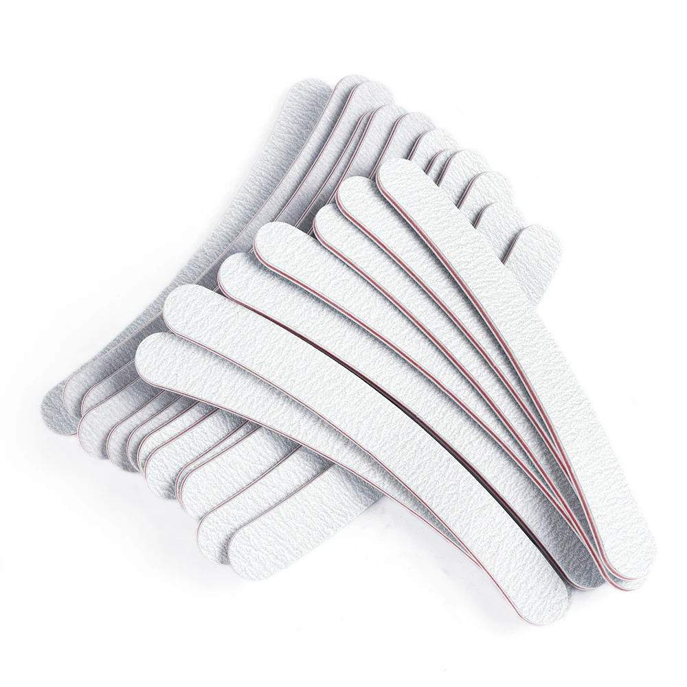 5 шт./компл. серый профессиональный маникюрный набор для маникюра, буфер для УФ-гель для ногтей двусторонняя Шлифовальная Пилка Для ногтей шлифовальный блок Полировка Файл LA842