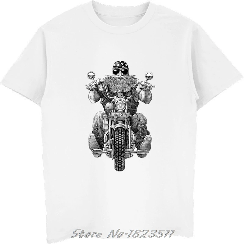 Moto Tete De Mort мужские футболки с 3D принтом модные летние классные хипстерские футболки мотоциклетные футболки с коротким рукавом размера плюс - Цвет: white new